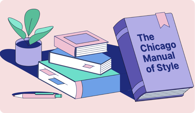 learn to write articles Stack of books with the Chicago Manual of Style book