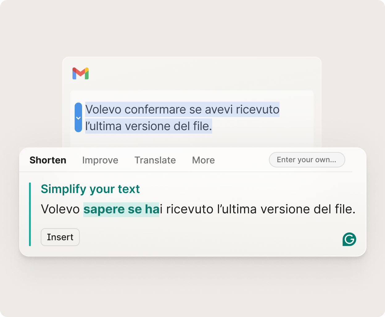 Chiarezza migliorata