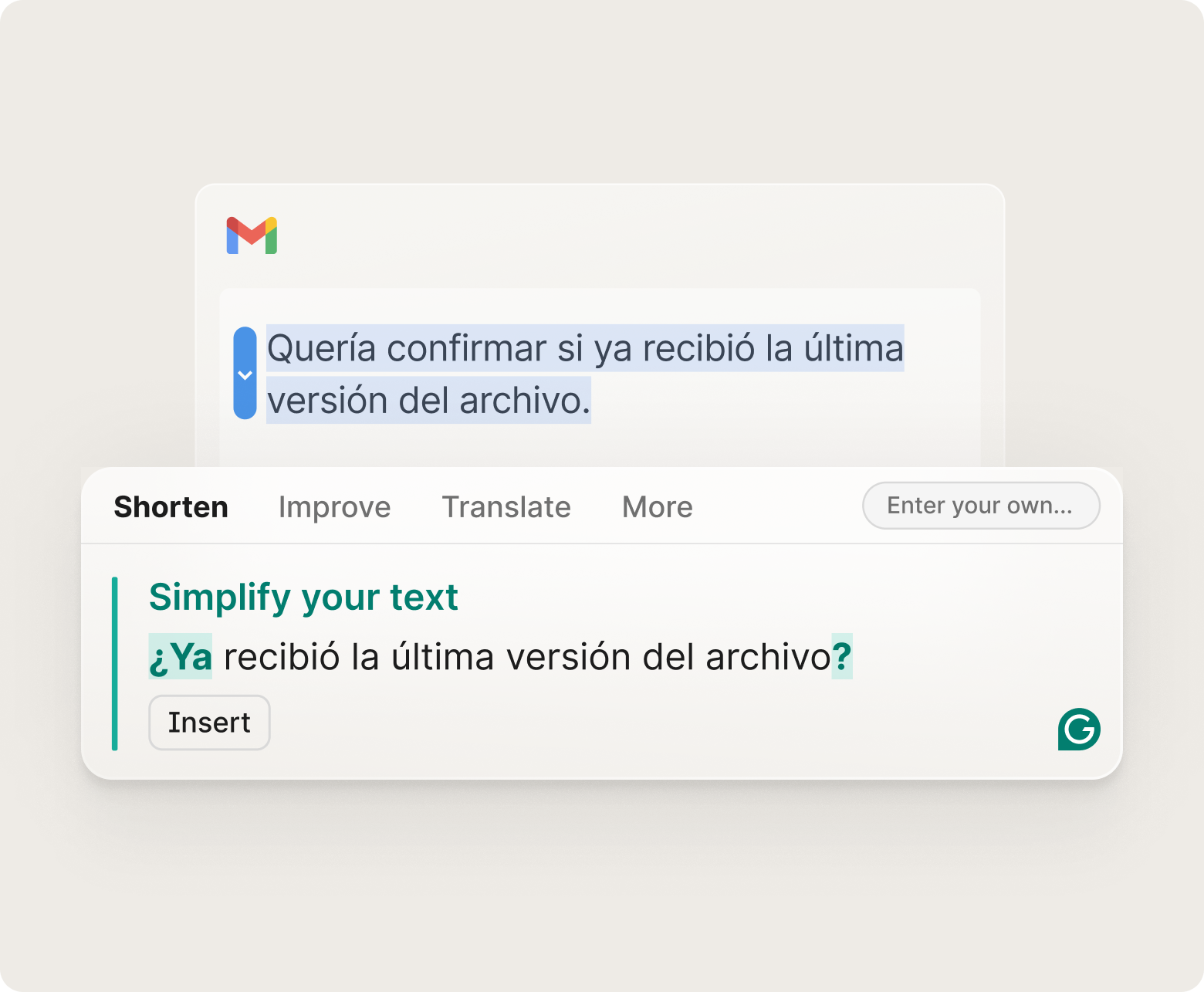Mejoras en la claridad