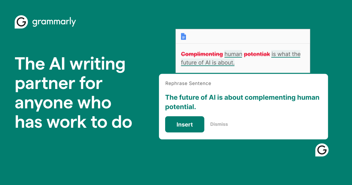 Grammarly - Simple AI app